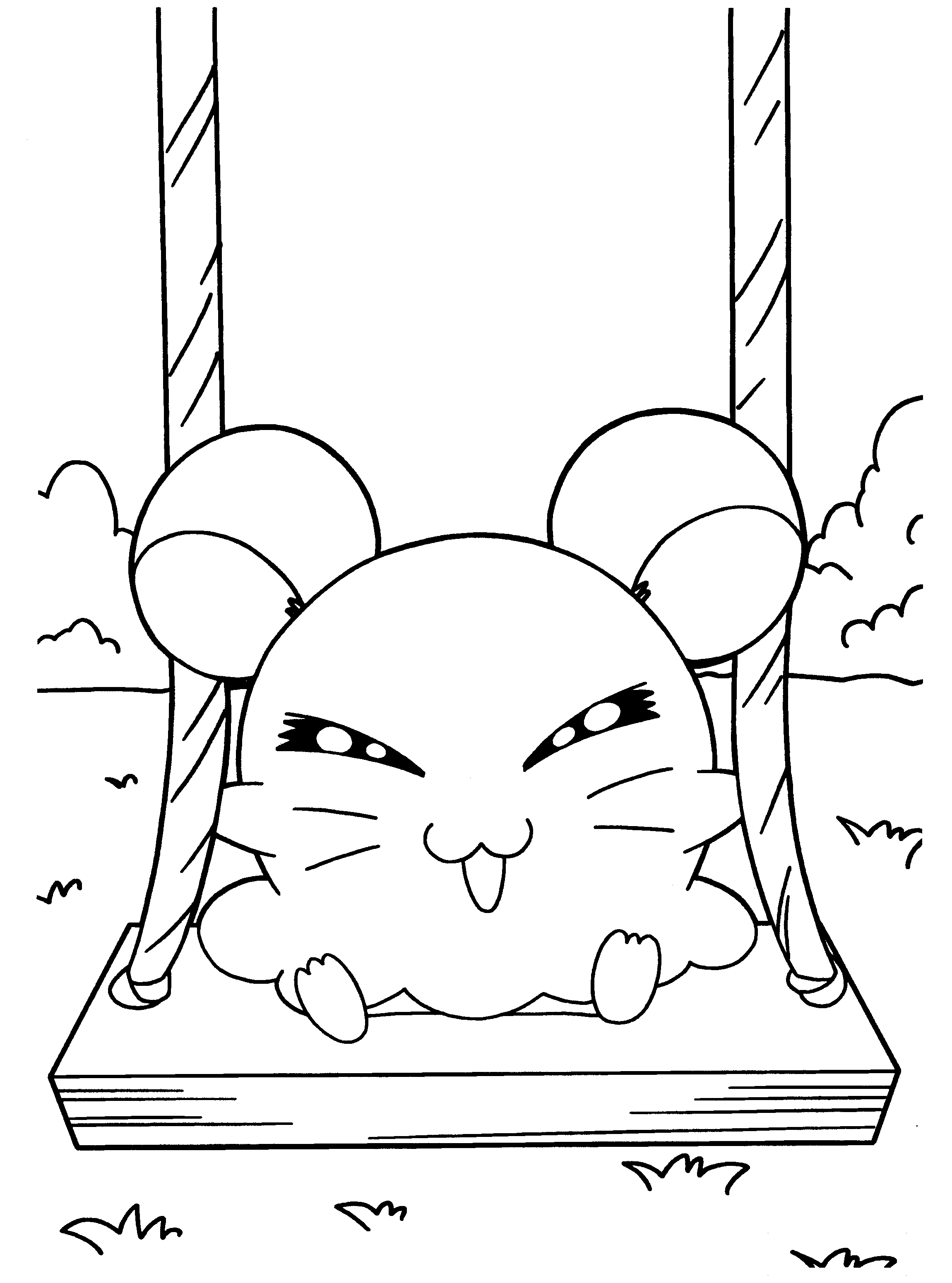 Hamtaro ausmalbilder