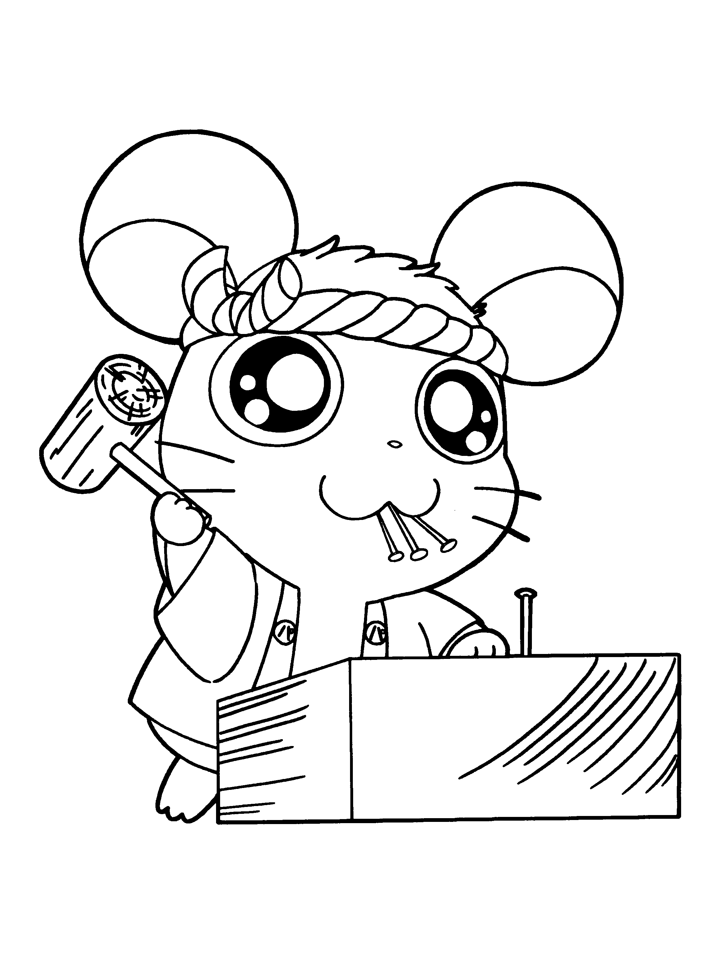 Hamtaro ausmalbilder