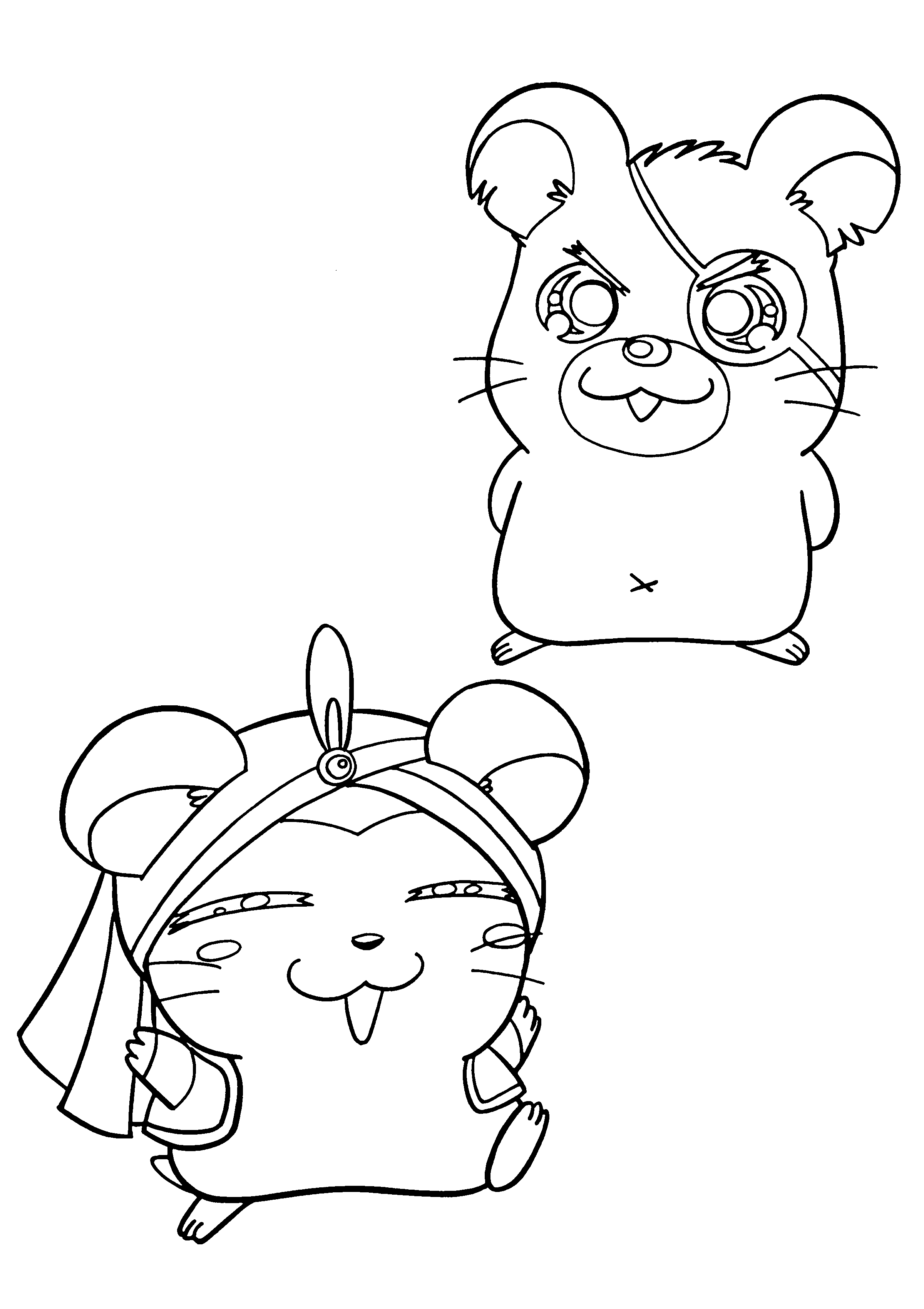 Hamtaro ausmalbilder