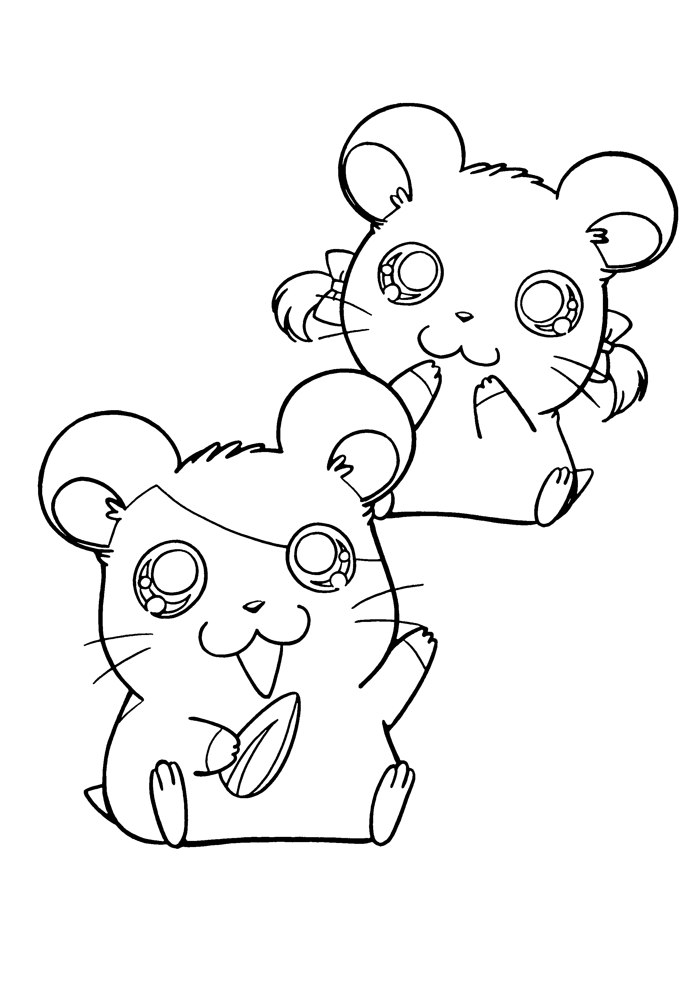 Hamtaro ausmalbilder