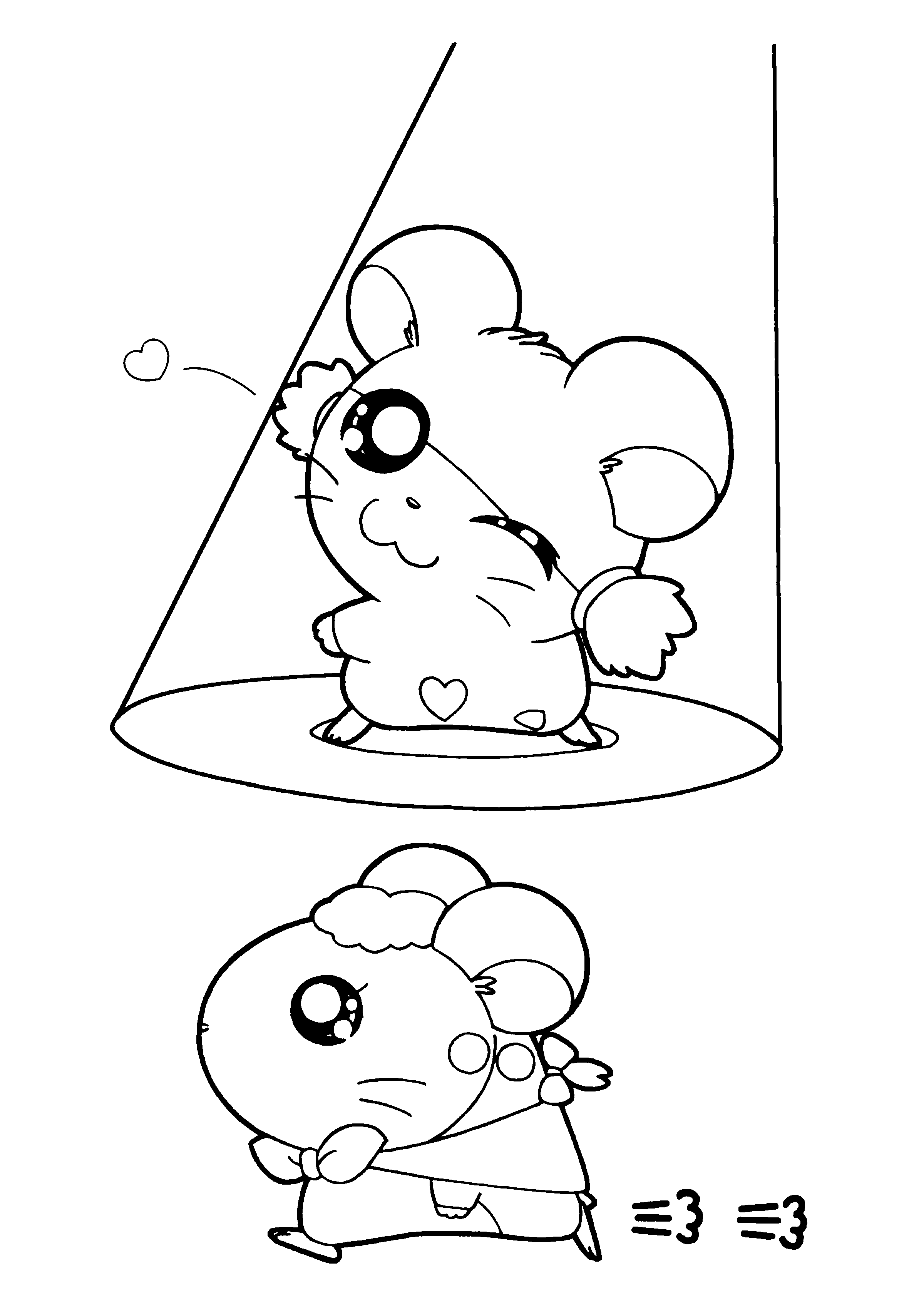 Hamtaro ausmalbilder