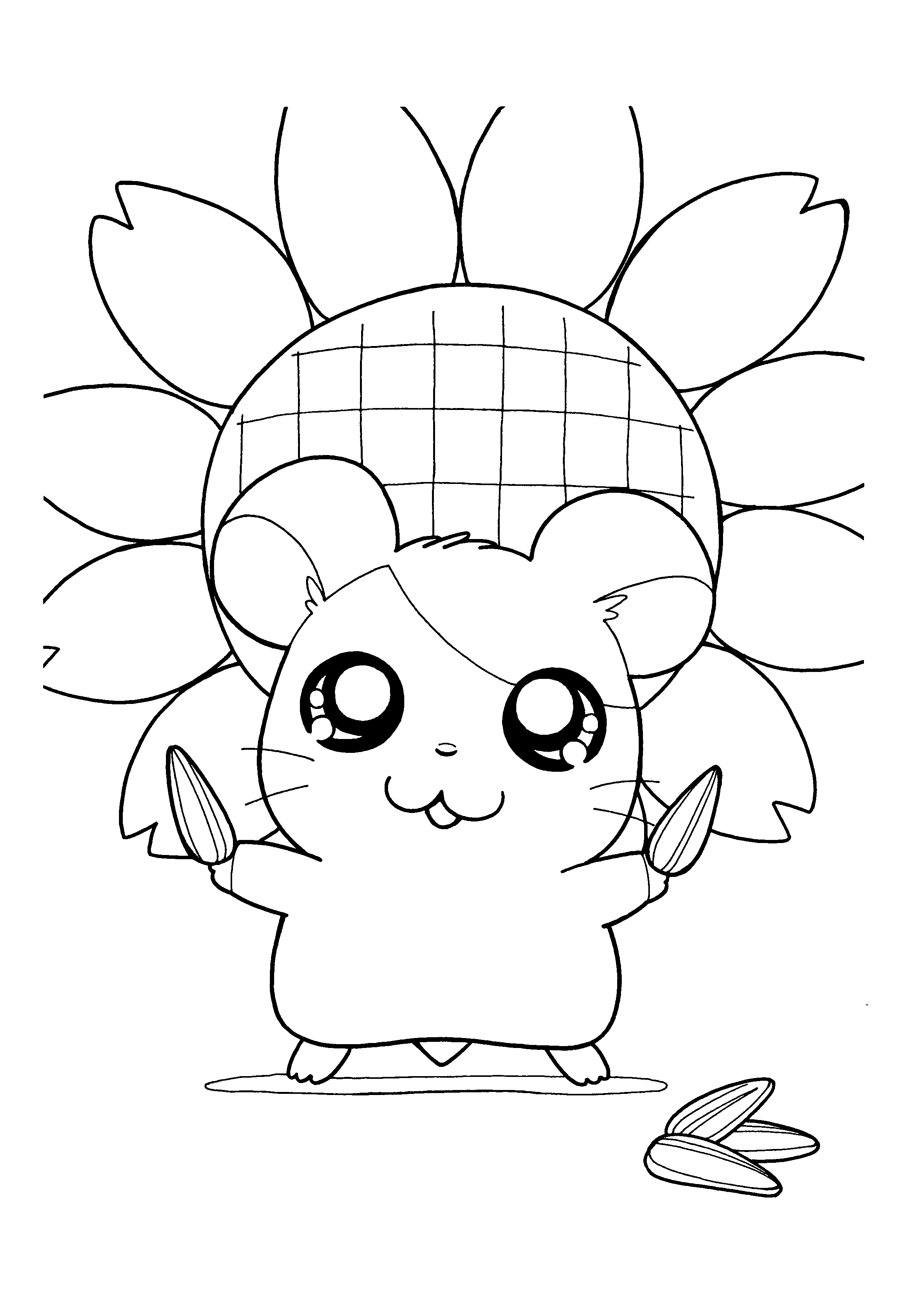 Hamtaro ausmalbilder