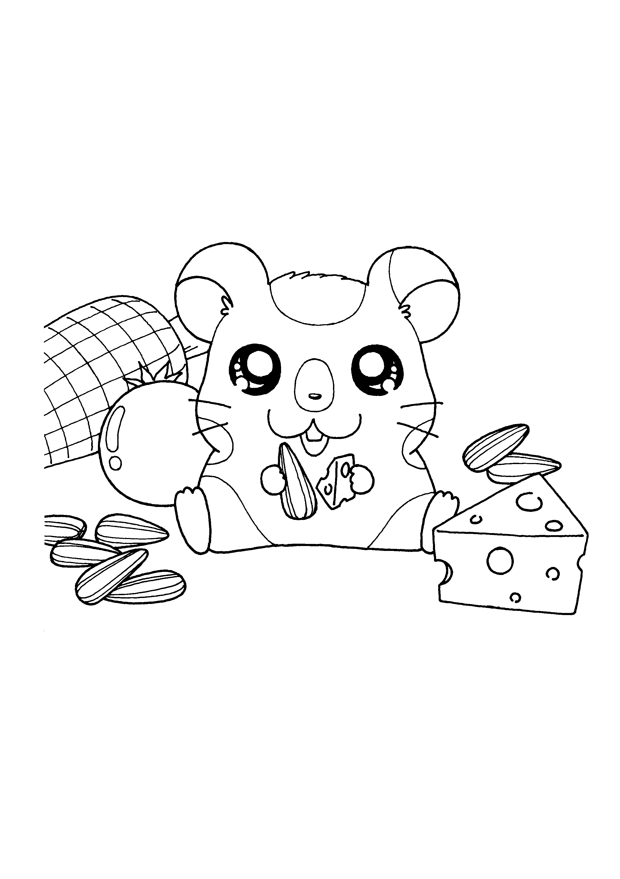 Hamtaro ausmalbilder