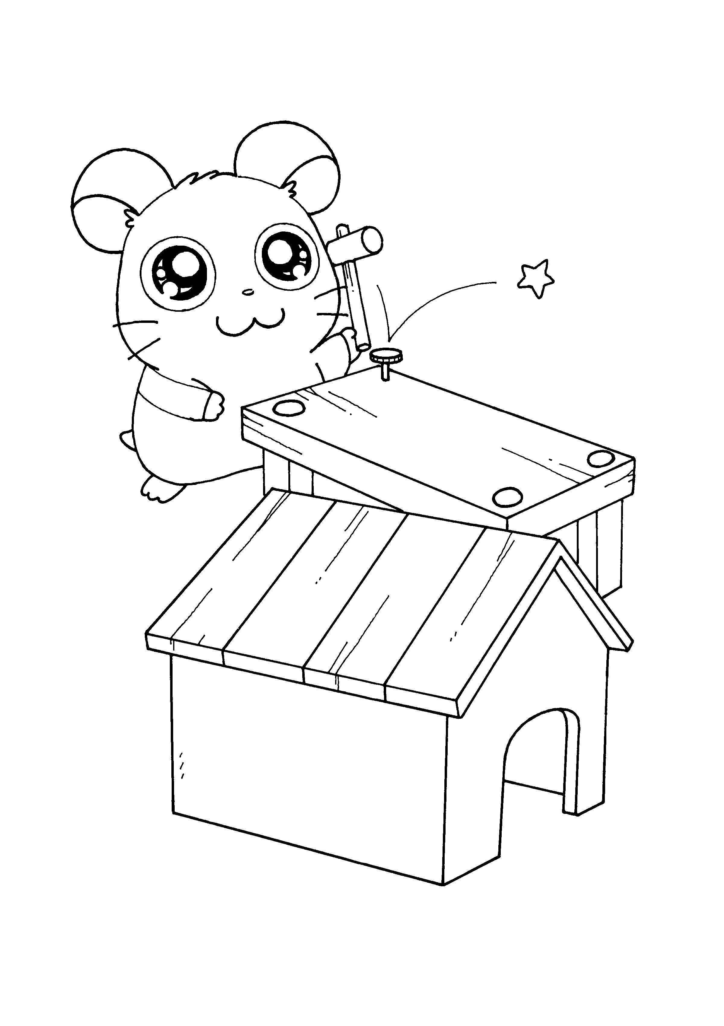 Hamtaro ausmalbilder