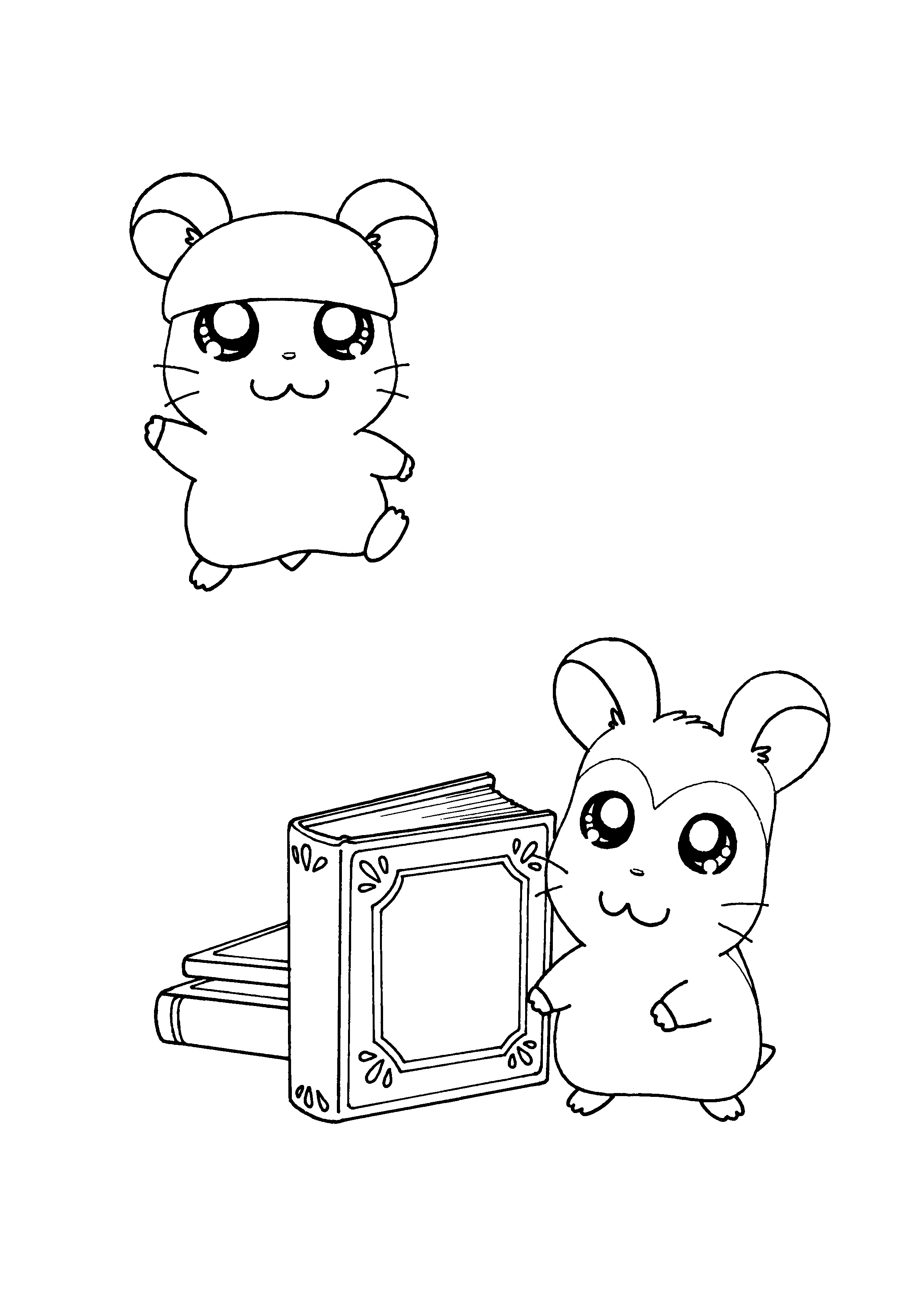 Hamtaro ausmalbilder