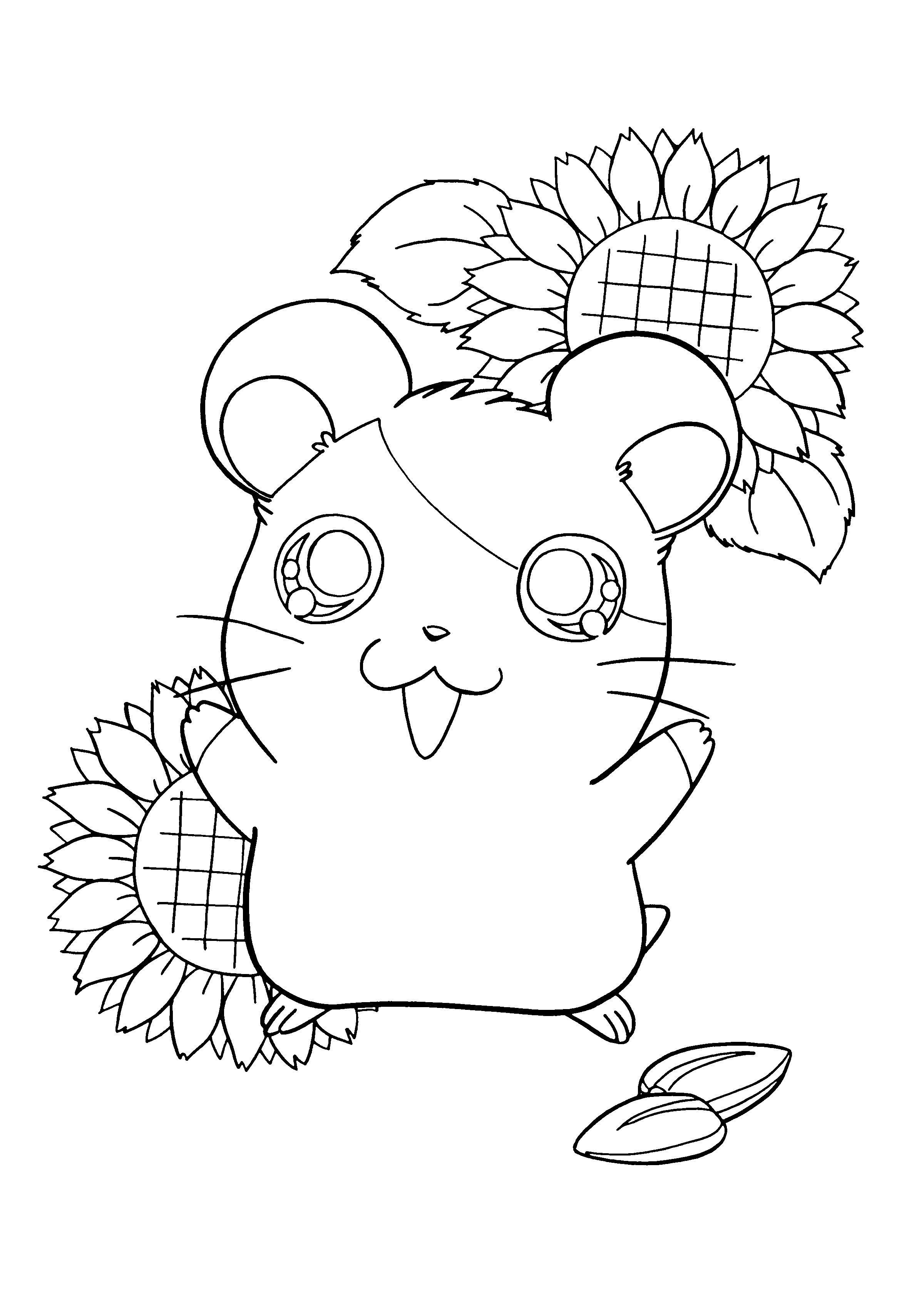 Hamtaro ausmalbilder