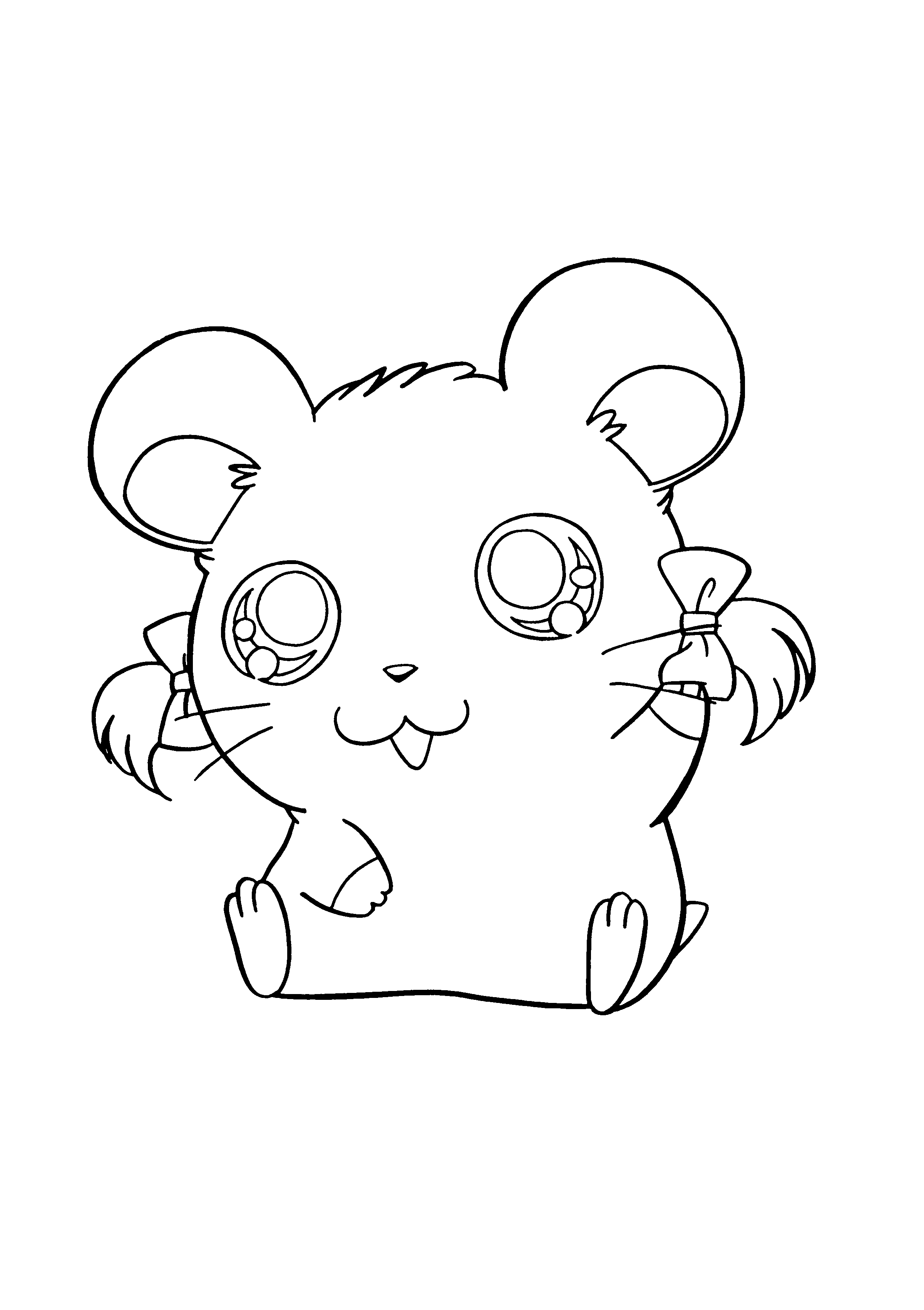 Hamtaro ausmalbilder