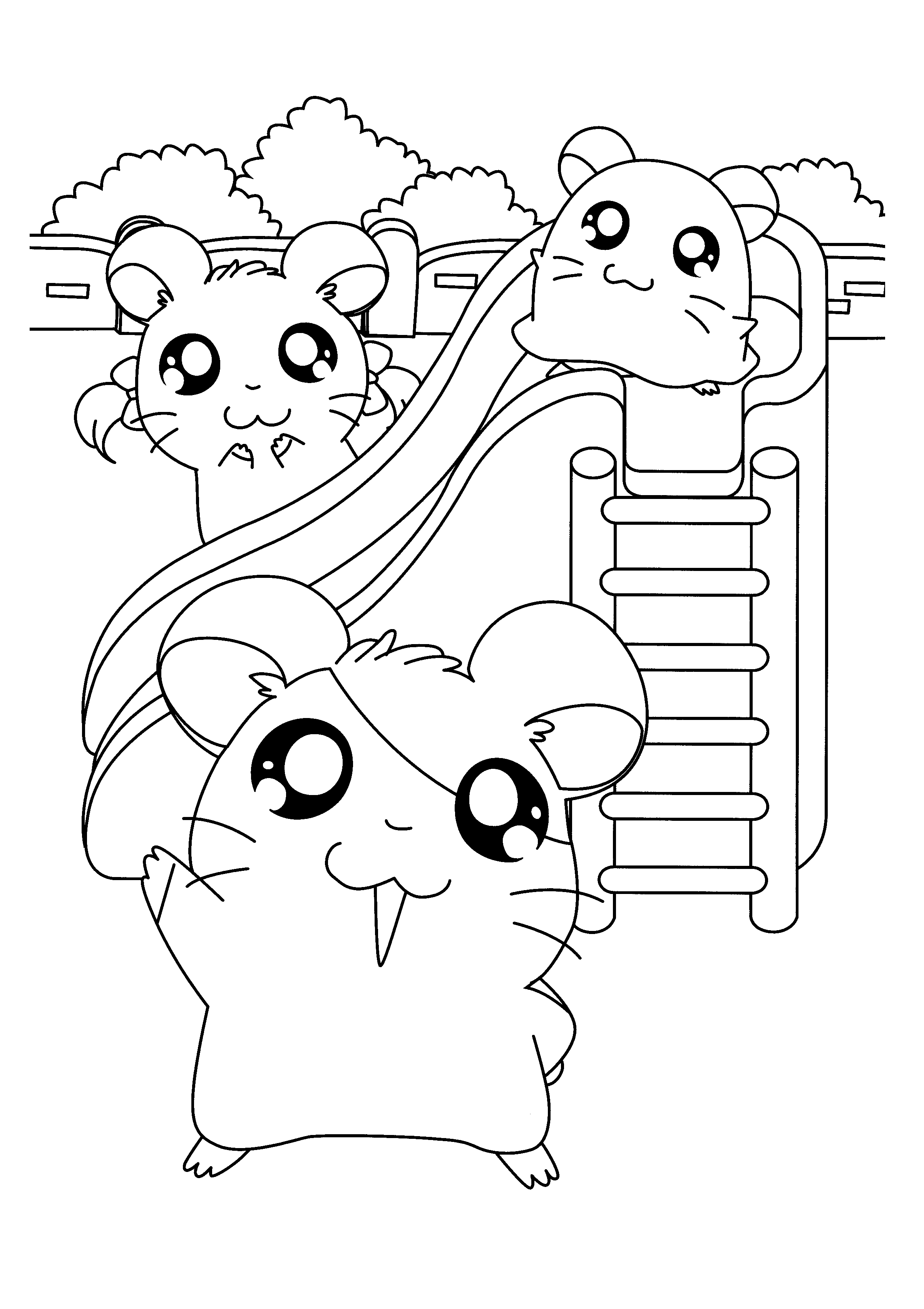 Hamtaro ausmalbilder