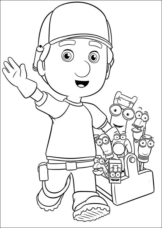 Handy manny ausmalbilder