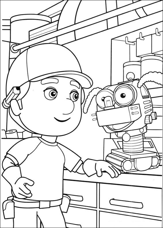 Handy manny ausmalbilder