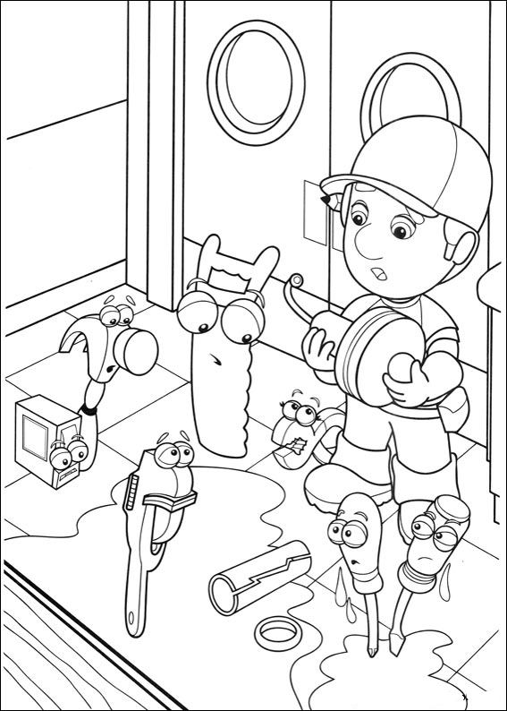 Handy manny ausmalbilder