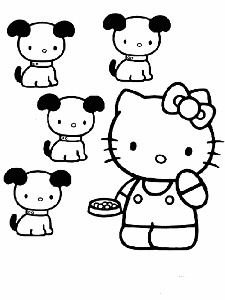 Hello kitty ausmalbilder