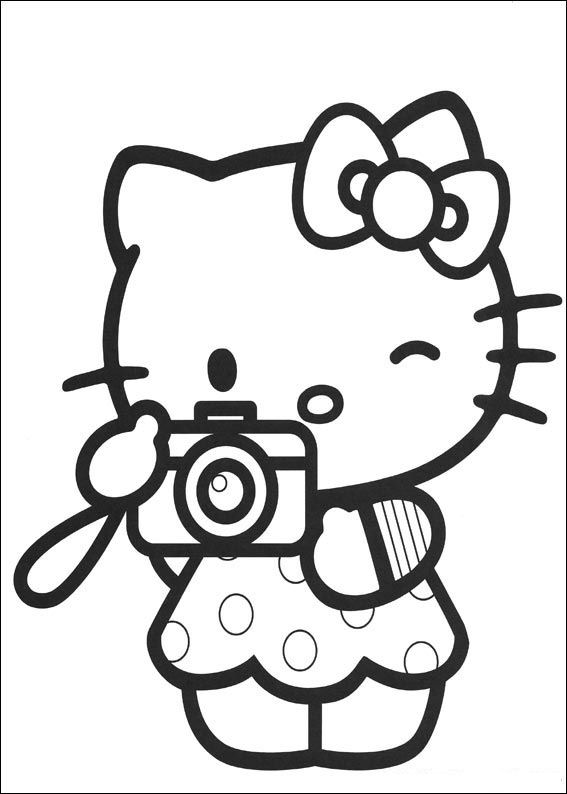 Hello kitty ausmalbilder