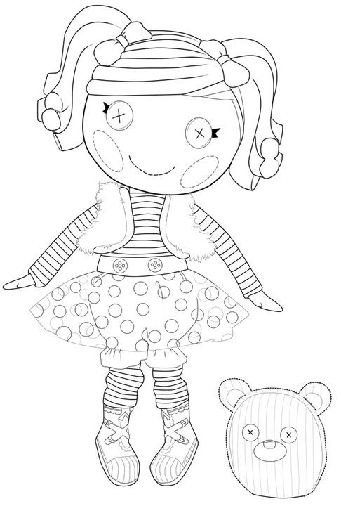 Lalaloopsy ausmalbilder