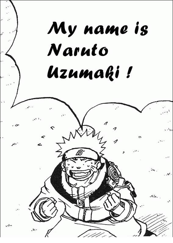 Naruto ausmalbilder