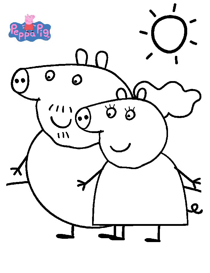 Peppa wutz ausmalbilder