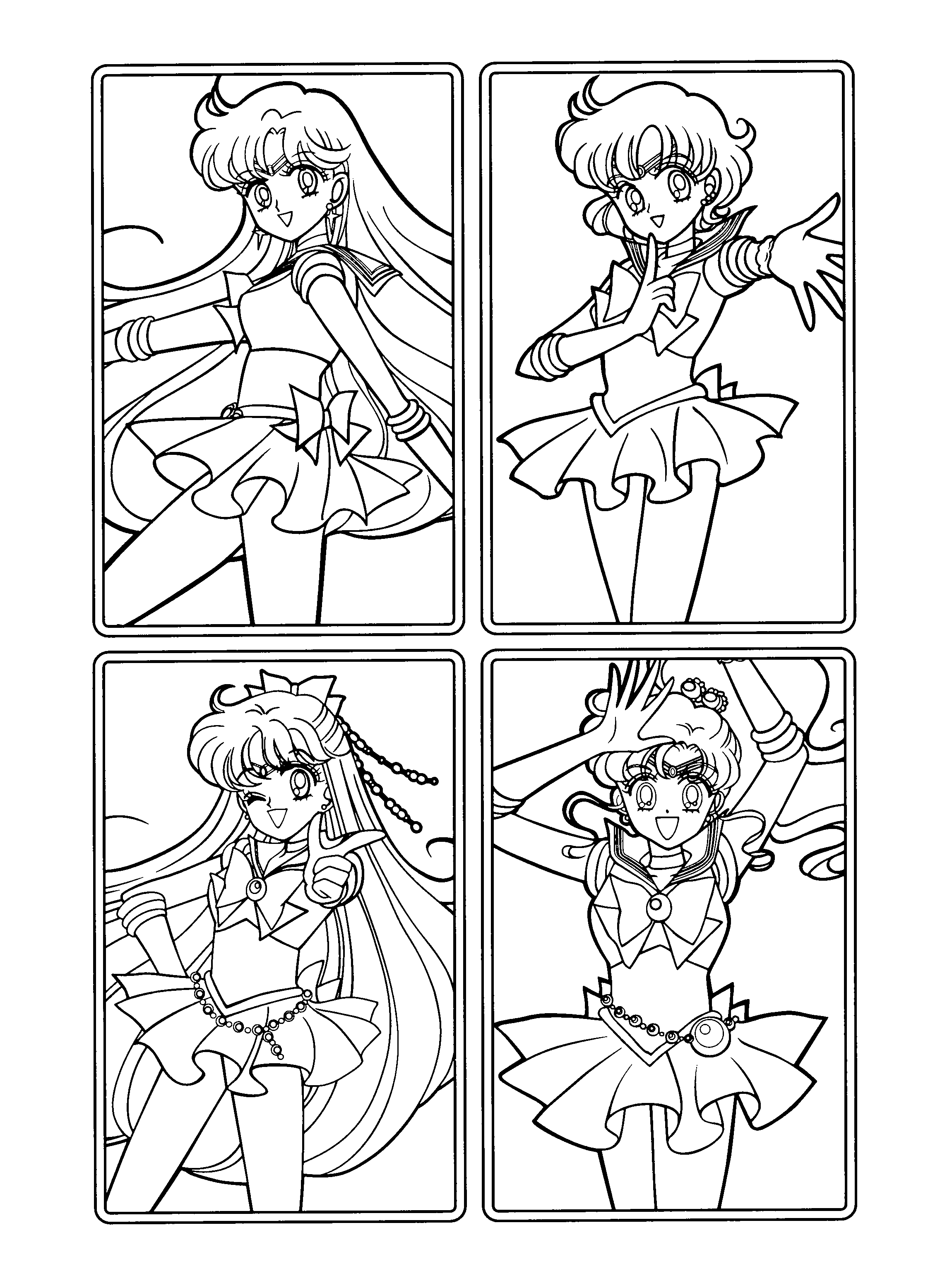 Sailormoon ausmalbilder