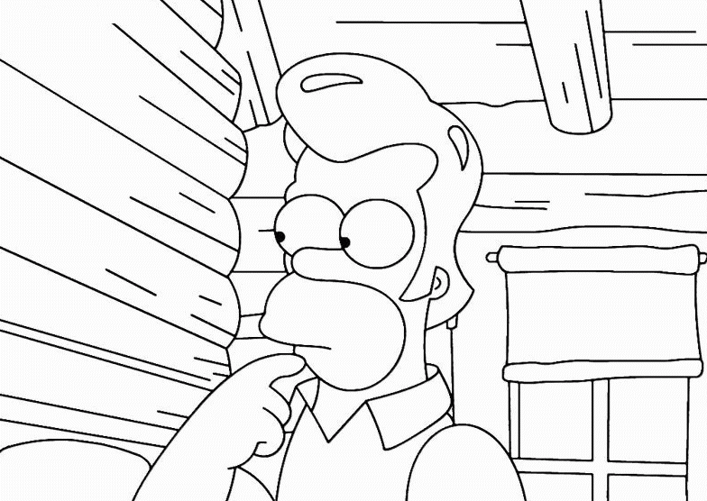 Simpsons ausmalbilder