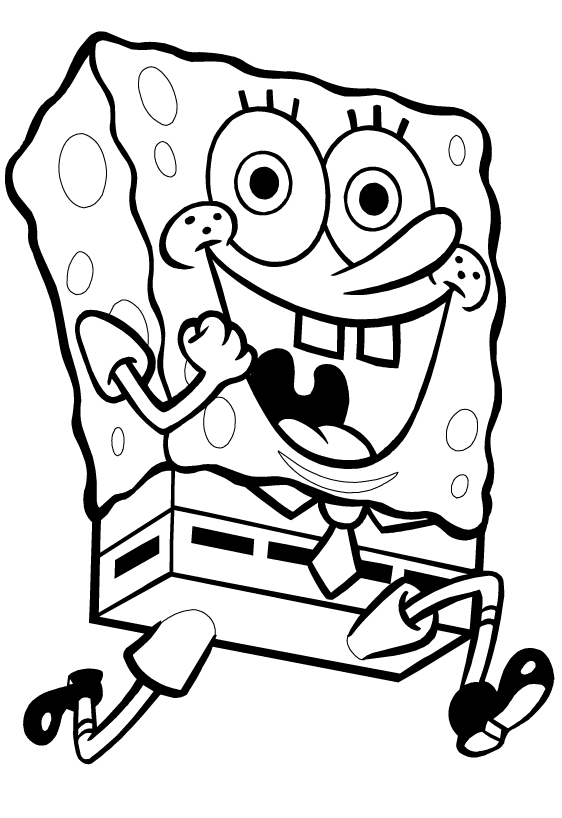 Spongebob schwammkopf ausmalbilder