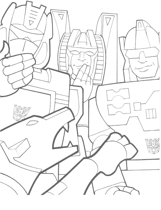 Transformers ausmalbilder
