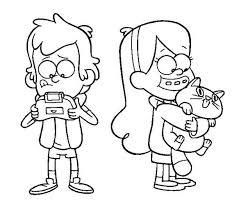 Willkommen in gravity falls ausmalbilder