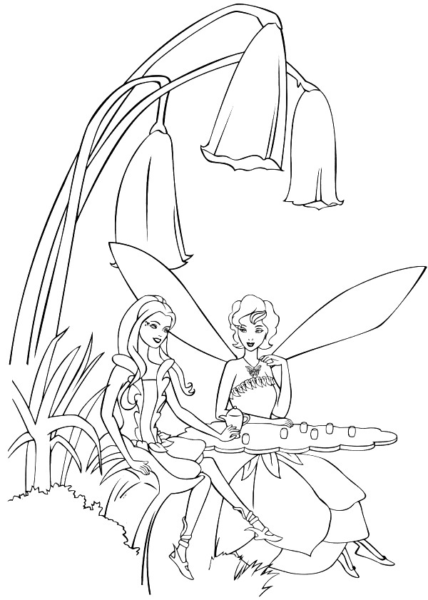 Barbie fairytopia ausmalbilder