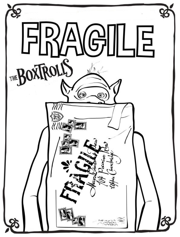Die boxtrolls ausmalbilder