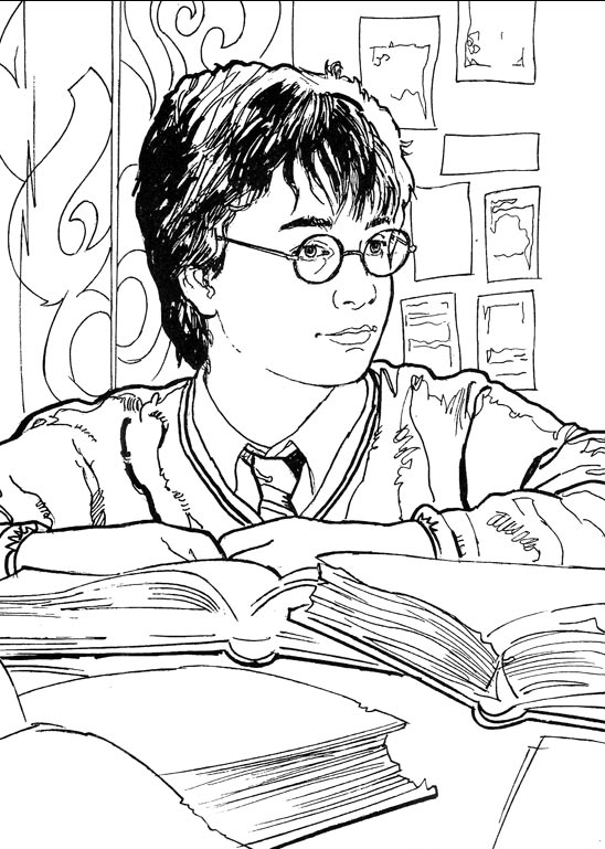 Harry potter 2 ausmalbilder