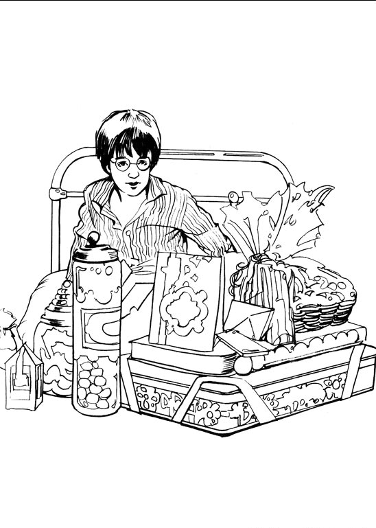 Harry potter 2 ausmalbilder