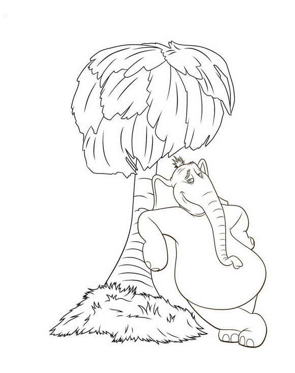 Horton ausmalbilder