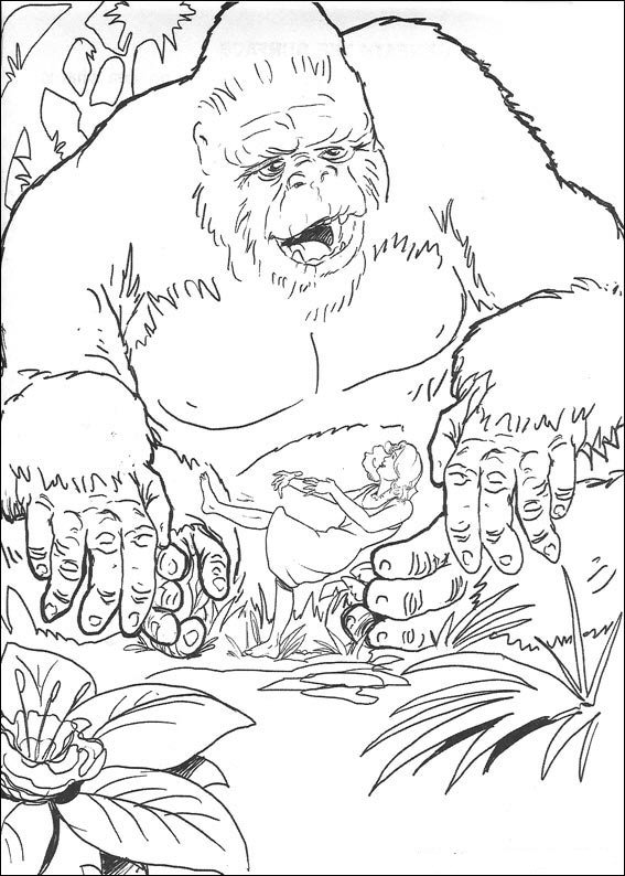 King kong ausmalbilder