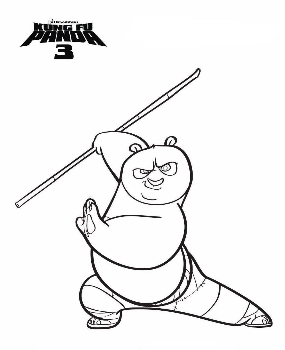 Kung fu panda 3 ausmalbilder