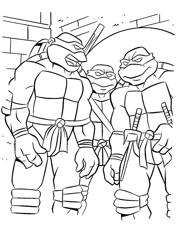 Ninja turtles ausmalbilder