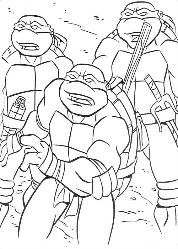 Ninja turtles ausmalbilder