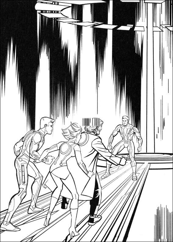 Tron ausmalbilder