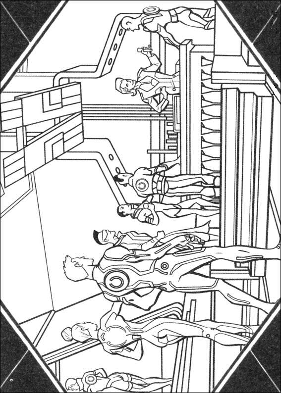 Tron ausmalbilder