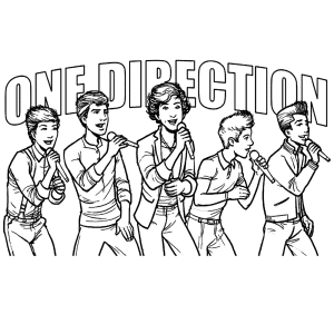 One direction ausmalbilder