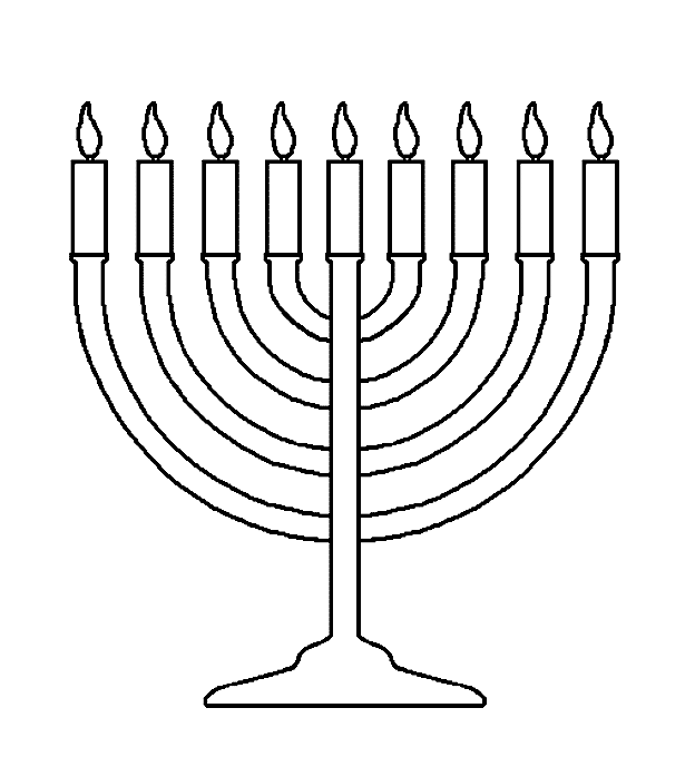 Hannukah ausmalbilder