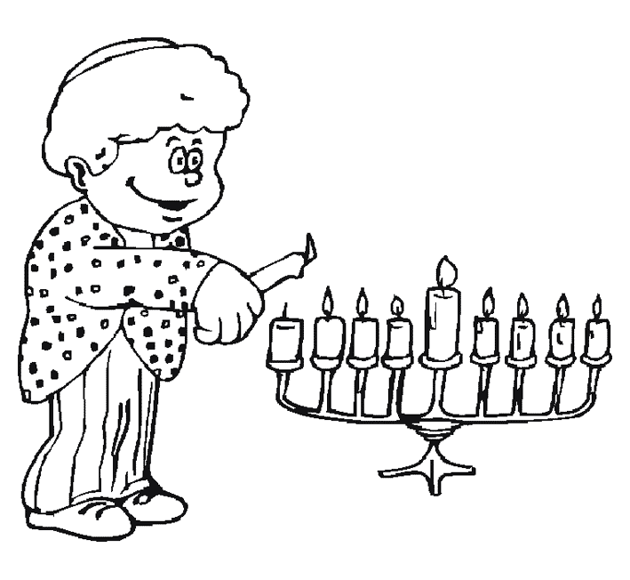 Hannukah ausmalbilder