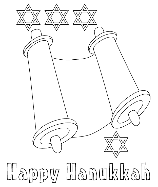 Hannukah ausmalbilder