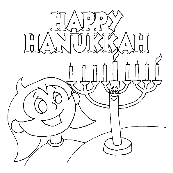 Hannukah ausmalbilder