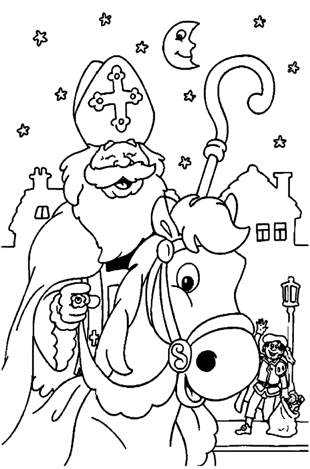 Sankt nikolaus ausmalbilder