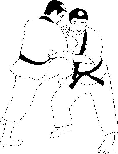 Judo ausmalbilder