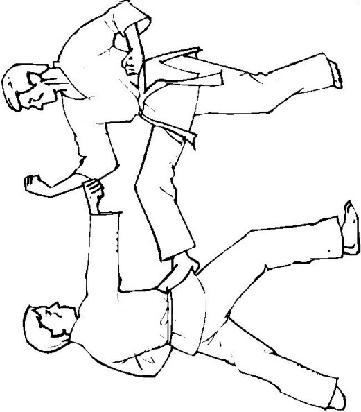 Karate ausmalbilder