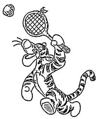Tennis ausmalbilder
