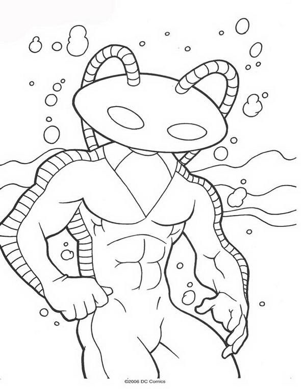 Aquaman ausmalbilder