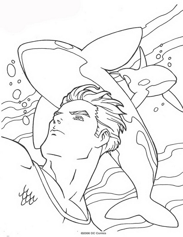 Aquaman ausmalbilder