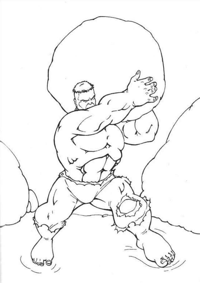 Hulk ausmalbilder