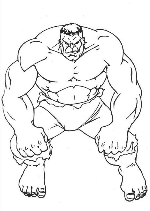 Hulk ausmalbilder