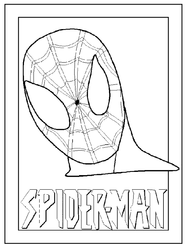 Spiderman ausmalbilder